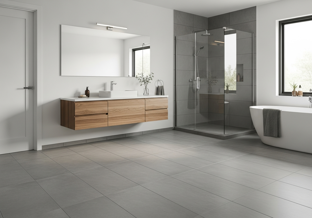Tile flooring installation in Salem NH